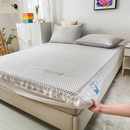 91家纺网 家纺一手货源 找家纺 （总）阿牛席业2025新款凉感软席系列-G-凉感豆豆刺绣床笠