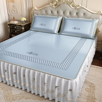 91家纺网 家纺一手货源 找家纺 （总）阿牛席业 2025新款脱卸床裙系列 