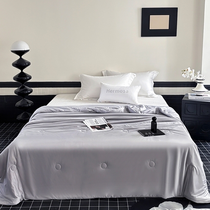 梦恬佳 2025新款A类凉感夏被系列 绅士灰