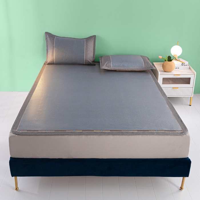 91家纺网 家纺一手货源 找家纺 （总）阿牛席业2025新款冰藤凉席系列冰藤清爽床笠席