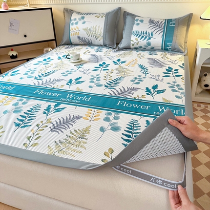 91家纺网 家纺一手货源 找家纺 （总）阿牛席业 2025新款凉感印花软席系列一