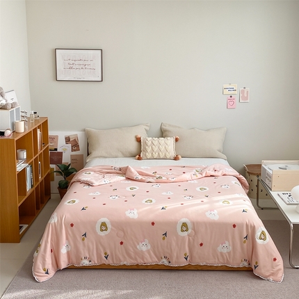 91家纺网 家纺一手货源 找家纺 （总）2025新款A类针织棉被芯夏凉被春秋被冬被儿童学生成人冬被加厚被子大豆被—影棚图