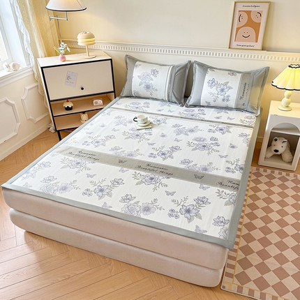 阿牛席业 2025新款凉感印花软席系列一 仙草