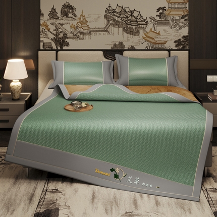 91家纺网 家纺一手货源 找家纺 （总）阿牛席业 2025新款舒爽藤席系列-B-功能藤席