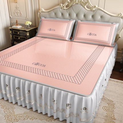 91家纺网 家纺一手货源 找家纺 （总）阿牛席业 2025新款脱卸床裙系列 