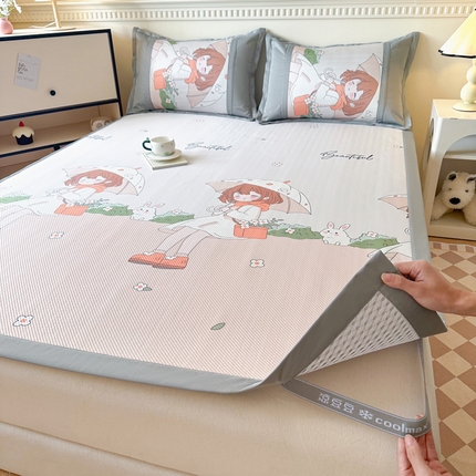 91家纺网 家纺一手货源 找家纺 （总）阿牛席业 2025新款凉感印花软席系列一