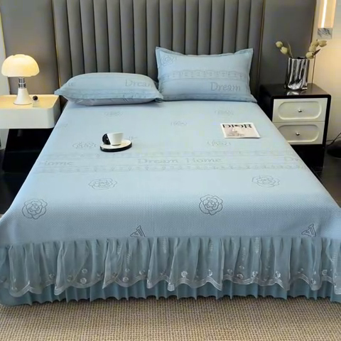 91家纺网 家纺一手货源 找家纺 （总）阿牛席业 2025新款凉感床盖系列