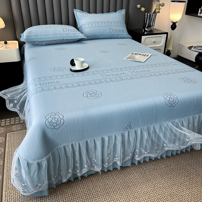 91家纺网 家纺一手货源 找家纺 （总）阿牛席业 2025新款凉感床盖系列