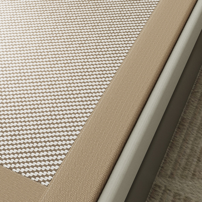 91家纺网 家纺一手货源 找家纺 阿牛席业 2025新款冰藤凉席系列帕帕狗 帕帕狗-咖色