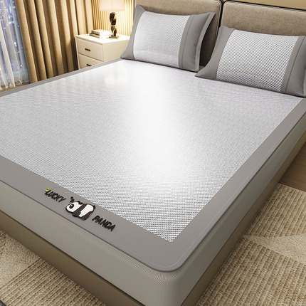 91家纺网 家纺一手货源 找家纺 （总）阿牛席业 2025新款冰藤凉席系列帕帕狗