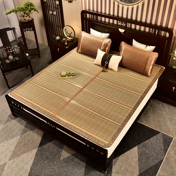 91家纺网 家纺一手货源 找家纺 （总）阿牛席业 2025新款金砖木纹席