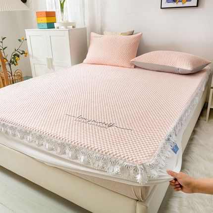 91家纺网 家纺一手货源 找家纺 （总）阿牛席业2025新款凉感软席系列-G-凉感豆豆刺绣床笠