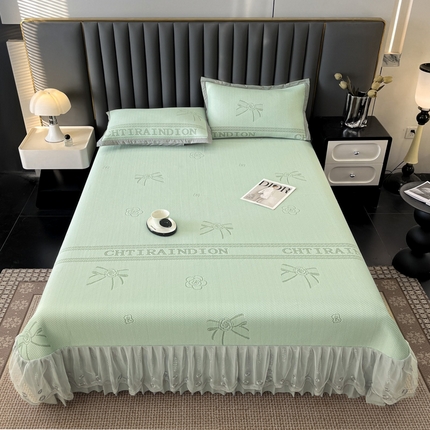 91家纺网 家纺一手货源 找家纺 （总）阿牛席业 2025新款凉感床盖系列