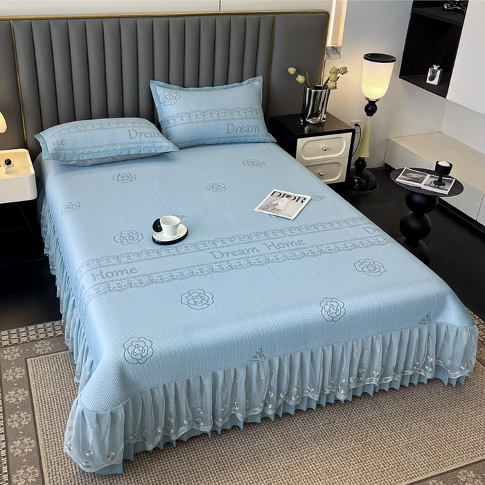 91家纺网 家纺一手货源 找家纺 （总）阿牛席业 2025新款凉感床盖系列