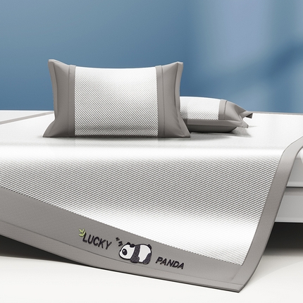 91家纺网 家纺一手货源 找家纺 （总）阿牛席业 2025新款冰藤凉席系列帕帕狗