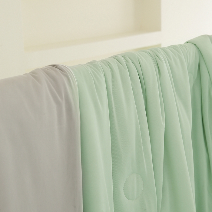 91家纺网 家纺一手货源 找家纺 梦恬佳 2025新款A类凉感夏被系列 水绿色