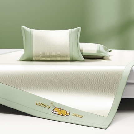 91家纺网 家纺一手货源 找家纺 （总）阿牛席业 2025新款冰藤凉席系列帕帕狗