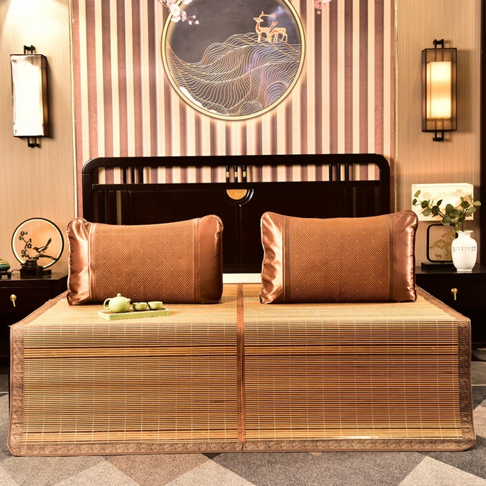 91家纺网 家纺一手货源 找家纺 （总）阿牛席业 2025新款金砖木纹席