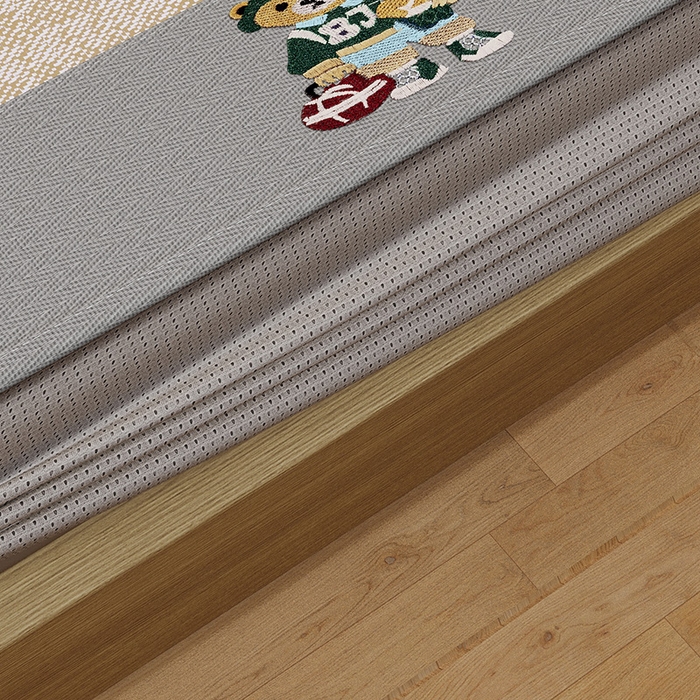 91家纺网 家纺一手货源 找家纺 阿牛席业 2025新款熊先生凉感冰丝系列凉席 熊先生-咖床笠款