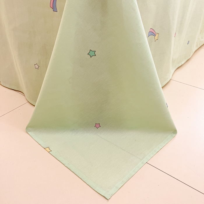 91家纺网 家纺一手货源 找家纺 Sweet dreams甜梦 2025新款全棉印花卡通小清新四件套 可爱趴趴