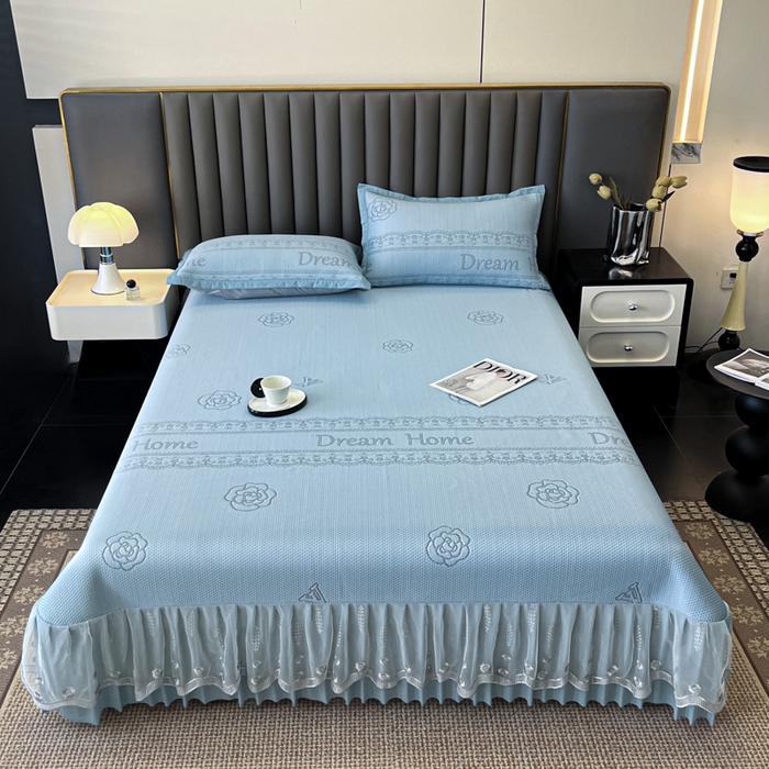 91家纺网 家纺一手货源 找家纺 （总）阿牛席业 2025新款凉感床盖系列