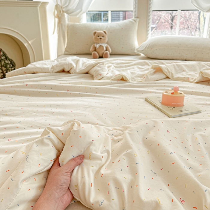 91家纺网 家纺一手货源 找家纺 星巴k家纺 2025糯糯棉A类大豆蛋白纤维夏凉被双层纱水洗棉夏被大豆被 芝士碎