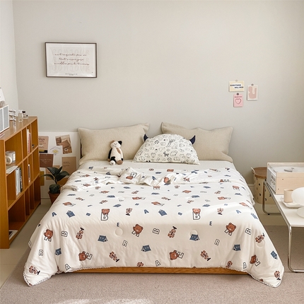 91家纺网 家纺一手货源 找家纺 （总）2025新款A类针织棉被芯夏凉被春秋被冬被儿童学生成人冬被加厚被子大豆被—影棚图