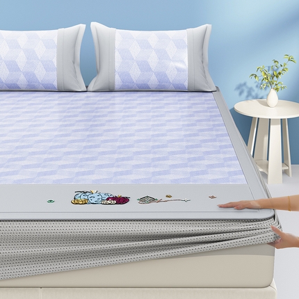 91家纺网 家纺一手货源 找家纺 （总）阿牛席业 2025新款冰柔凉席系列-冰立方系列+海之韵系列