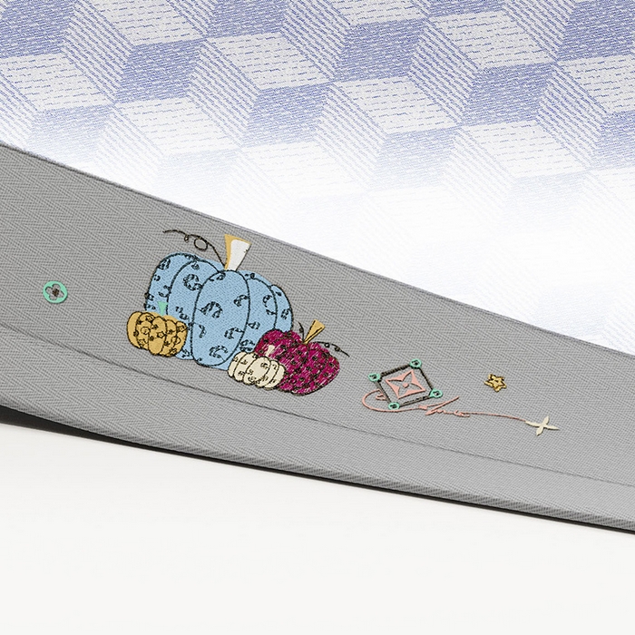 91家纺网 家纺一手货源 找家纺 阿牛席业 2025新款冰柔凉席系列-冰立方系列+海之韵系列 冰立方-蓝条席