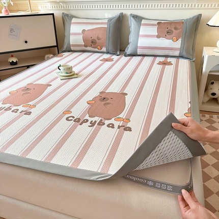 91家纺网 家纺一手货源 找家纺 （总）阿牛席业 2025新款凉感印花软席系列一