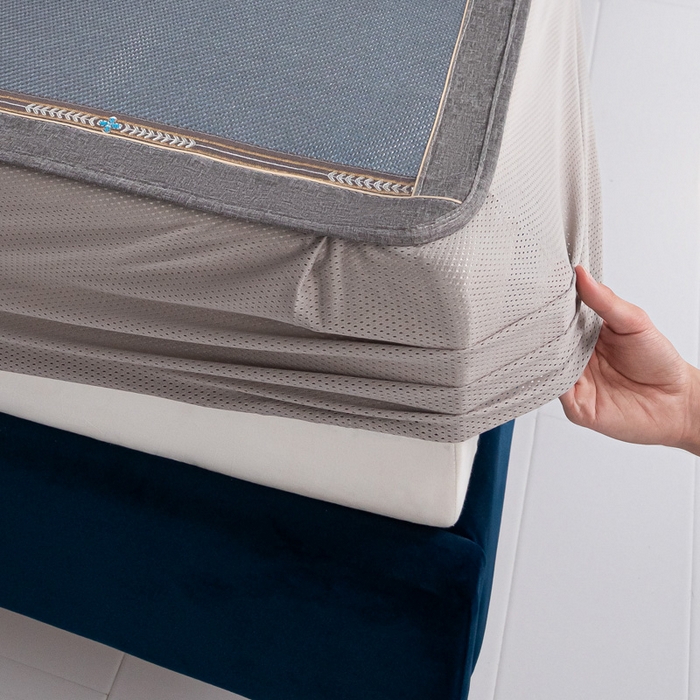 91家纺网 家纺一手货源 找家纺 （总）阿牛席业2025新款冰藤凉席系列冰藤清爽床笠席