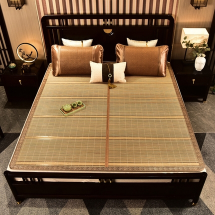 91家纺网 家纺一手货源 找家纺 （总）阿牛席业 2025新款金砖木纹席