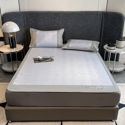 91家纺网 家纺一手货源 找家纺 （总）阿牛席业 2025新款冰柔凉席系列-薄荷席系列