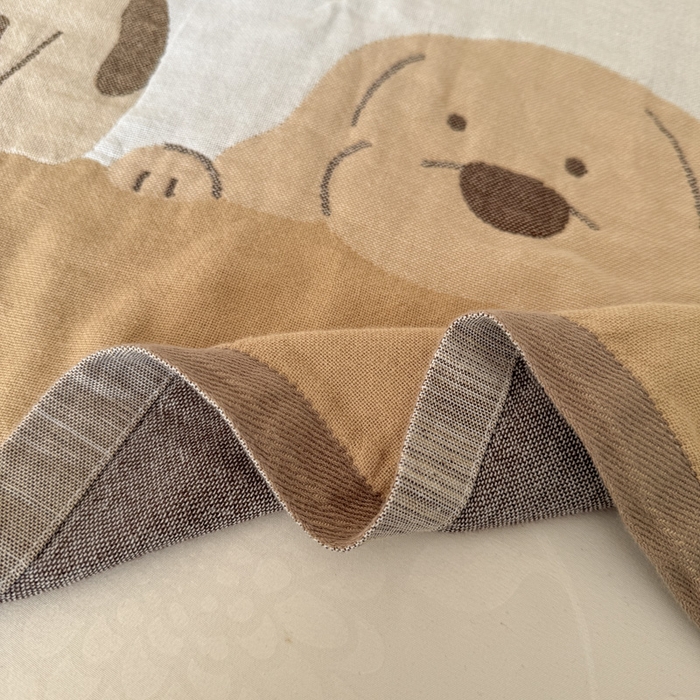 91家纺网 家纺一手货源 找家纺 朴尔家纺-毛巾被 2025新款全棉欣软系列定位四层加厚柔软纱布枕巾 睡窝窝