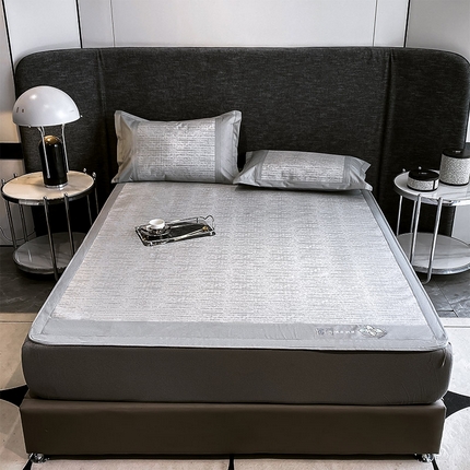 91家纺网 家纺一手货源 找家纺 （总）阿牛席业 2025新款冰柔凉席系列-薄荷席系列