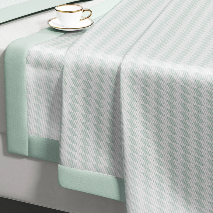 91家纺网 家纺一手货源 找家纺 2025新款冰柔凉席系列-抗菌菱格系列+抗菌良品系列 抗菌菱格-绿色（条席款）