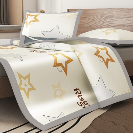 91家纺网 家纺一手货源 找家纺 （总）阿牛席业 2025新款凉感印花软席系列二条席款