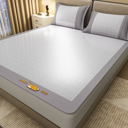 91家纺网 家纺一手货源 找家纺 （总）阿牛席业 2025新款冰藤凉席系列帕帕狗