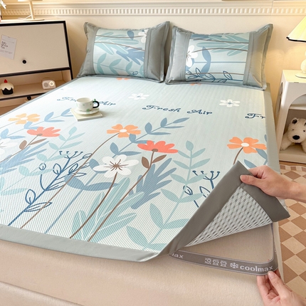 91家纺网 家纺一手货源 找家纺 （总）阿牛席业 2025新款凉感印花软席系列一