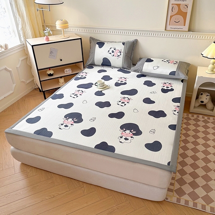 阿牛席业 2025新款凉感印花软席系列一 奶牛斑点