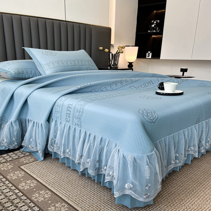 91家纺网 家纺一手货源 找家纺 （总）阿牛席业 2025新款凉感床盖系列