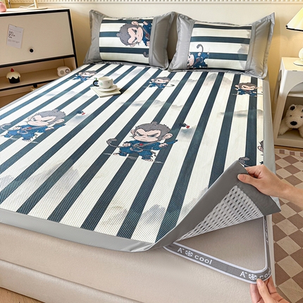 91家纺网 家纺一手货源 找家纺 （总）阿牛席业 2025新款凉感印花软席系列一