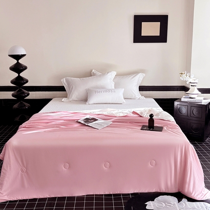 梦恬佳 2025新款A类凉感夏被系列 樱桃粉
