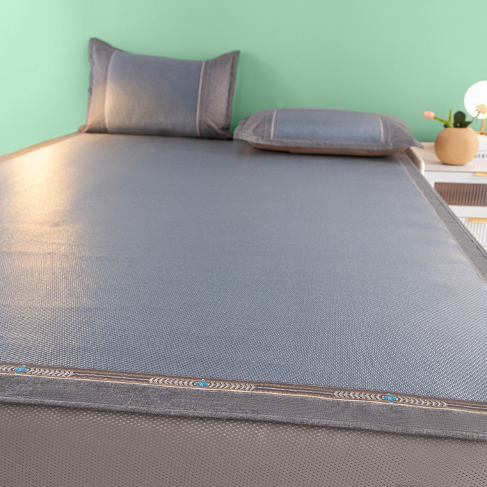 91家纺网 家纺一手货源 找家纺 （总）阿牛席业2025新款冰藤凉席系列冰藤清爽床笠席