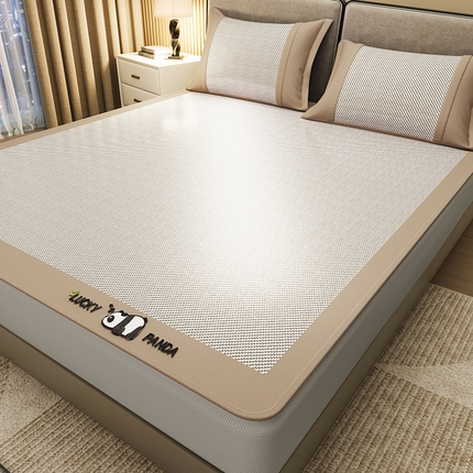 91家纺网 家纺一手货源 找家纺 （总）阿牛席业 2025新款冰藤凉席系列帕帕狗