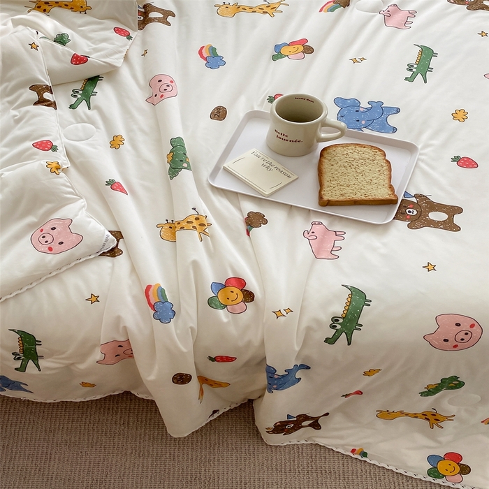 91家纺网 家纺一手货源 找家纺 心卓婴童馆 2025新款A类针织棉被芯—影棚图 动物集