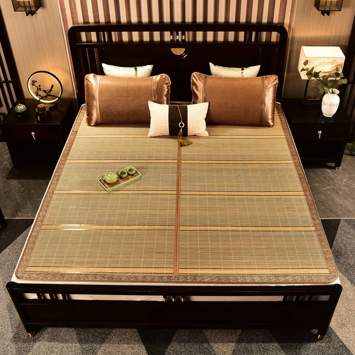 91家纺网 家纺一手货源 找家纺 （总）阿牛席业 2025新款金砖木纹席