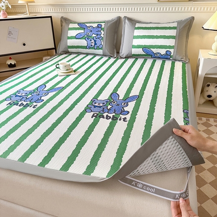 91家纺网 家纺一手货源 找家纺 （总）阿牛席业 2025新款凉感印花软席系列一