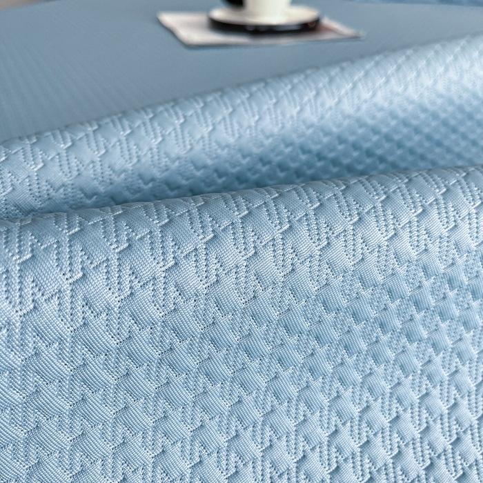 91家纺网 家纺一手货源 找家纺 阿牛席业 2025新款脱卸床裙系列  初语-蓝色(脱卸床裙)