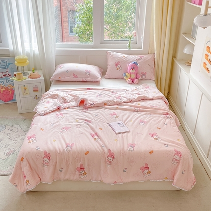 心卓婴童馆 2025新款A类针织棉被芯—影棚图 蛋糕兔